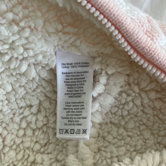 Angel Dear One Piece Footie with Hood - Picture 6 of 7